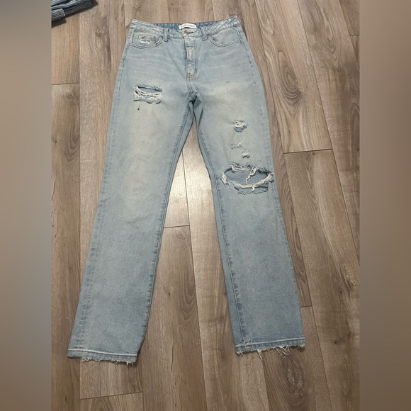 Flying Monkey Denim - Flying Monkey Light Blue Distressed Jeans